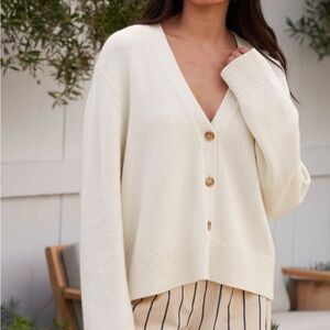 Jenni Kayne Colette Cardigan - Ivory